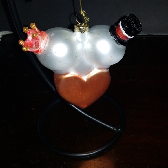 ☠♥️☠♥️☠Skull King & Queen of Hearts Orament - Picture 3 of 4